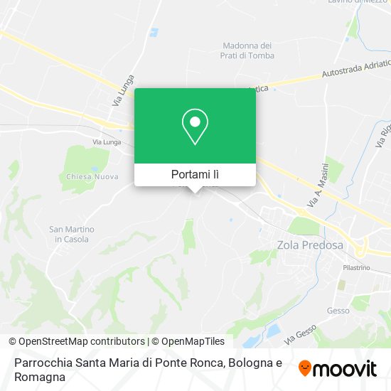 Mappa Parrocchia Santa Maria di Ponte Ronca