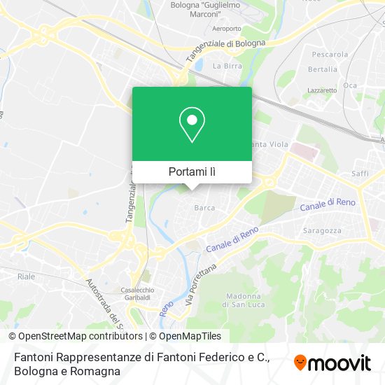 Mappa Fantoni Rappresentanze di Fantoni Federico e C.