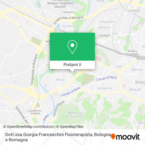 Mappa Dott.ssa Giorgia Franceschini Fisioterapista