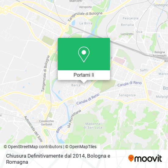 Mappa Chiusura Definitivamente dal 2014
