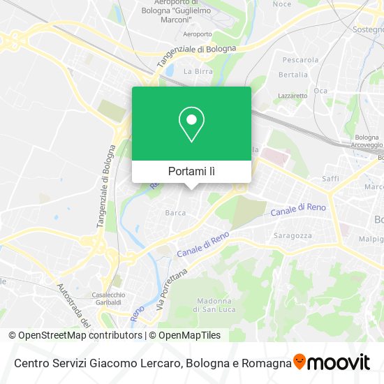 Mappa Centro Servizi Giacomo Lercaro