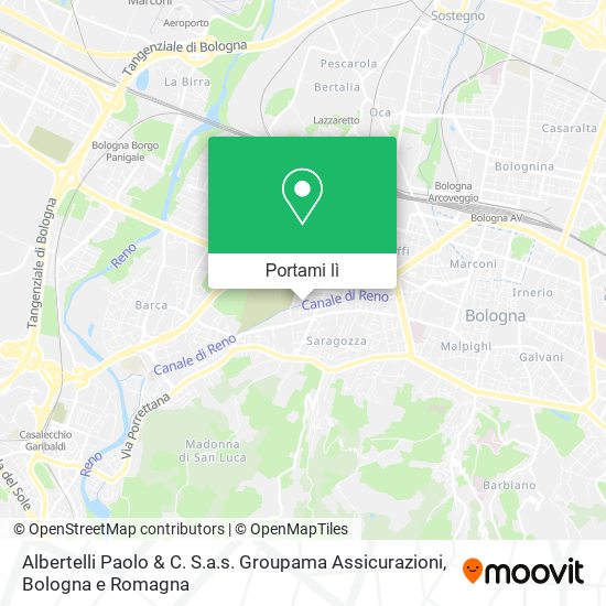 Mappa Albertelli Paolo & C. S.a.s. Groupama Assicurazioni