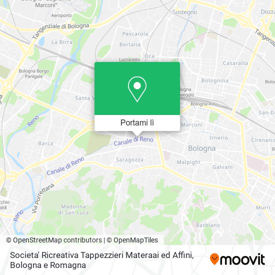 Mappa Societa' Ricreativa Tappezzieri Materaai ed Affini
