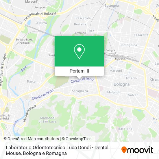 Mappa Laboratorio Odontotecnico Luca Dondi - Dental Mouse