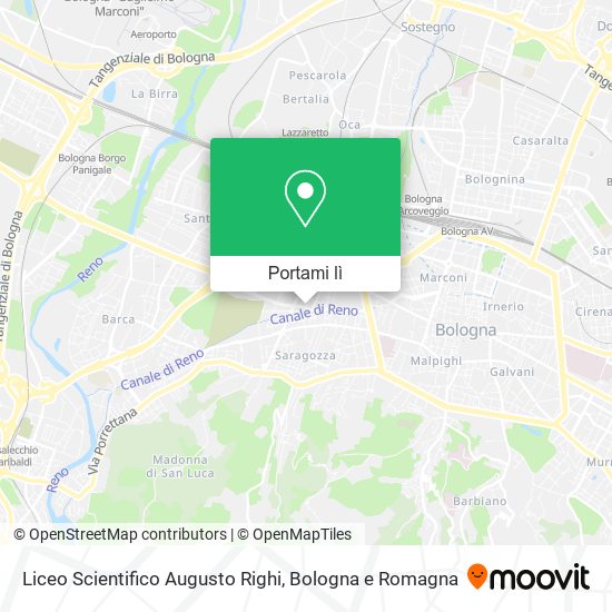 Mappa Liceo Scientifico Augusto Righi