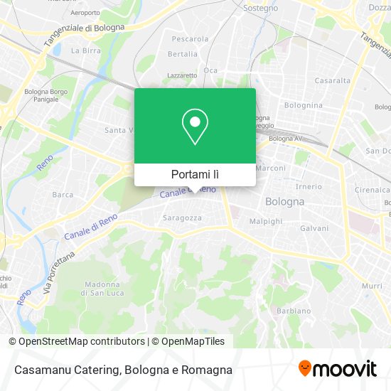 Mappa Casamanu Catering