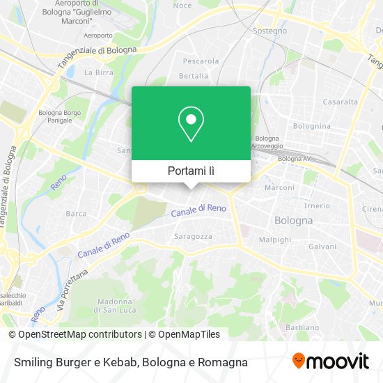 Mappa Smiling Burger e Kebab