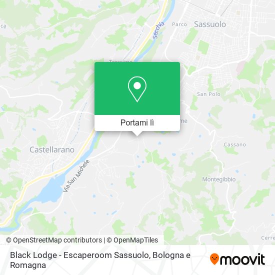 Mappa Black Lodge - Escaperoom Sassuolo