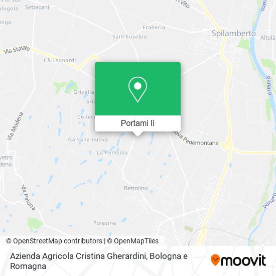 Mappa Azienda Agricola Cristina Gherardini