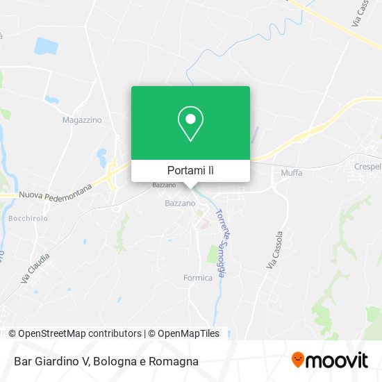 Mappa Bar Giardino V