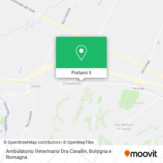 Mappa Ambulatorio Veterinario Dra Cavallin