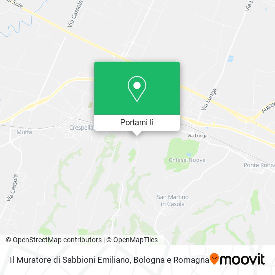 Mappa Il Muratore di Sabbioni Emiliano
