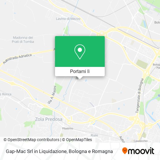 Mappa Gap-Mac Srl in Liquidazione