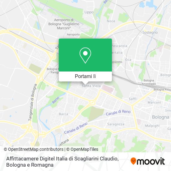 Mappa Affittacamere Digitel Italia di Scagliarini Claudio