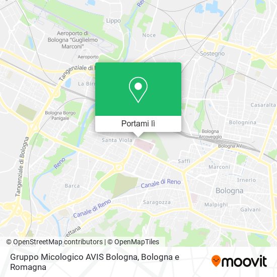 Mappa Gruppo Micologico AVIS Bologna