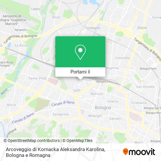 Mappa Arcoveggio di Kornacka Aleksandra Karolina