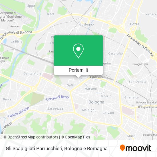 Mappa Gli Scapigliati Parrucchieri