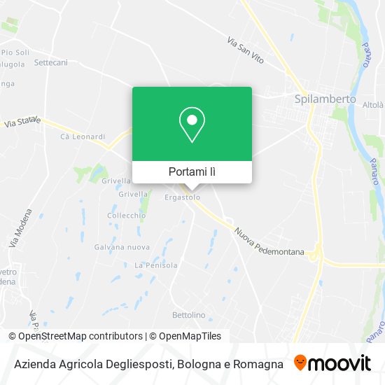 Mappa Azienda Agricola Degliesposti