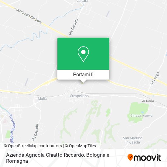 Mappa Azienda Agricola Chiatto Riccardo