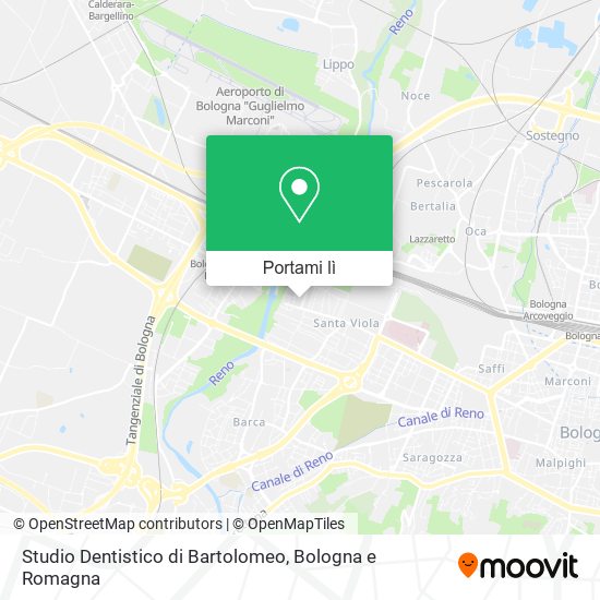 Mappa Studio Dentistico di Bartolomeo