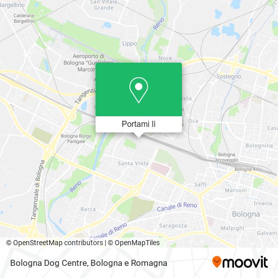 Mappa Bologna Dog Centre