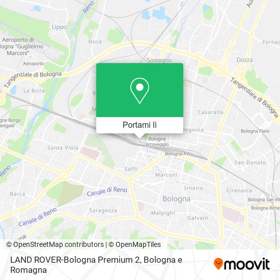 Mappa LAND ROVER-Bologna Premium 2