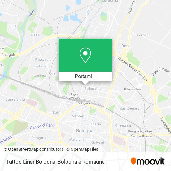 Mappa Tattoo Liner Bologna