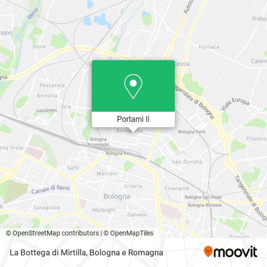 Mappa La Bottega di Mirtilla