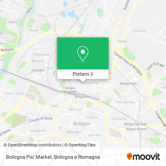 Mappa Bologna Piu' Market