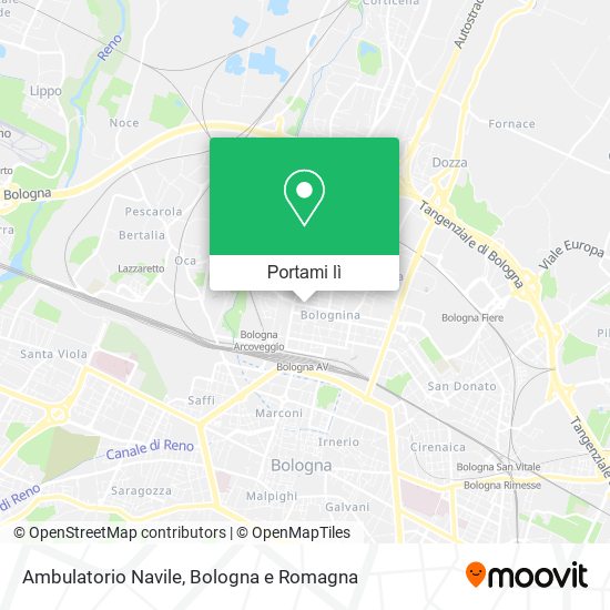 Mappa Ambulatorio Navile