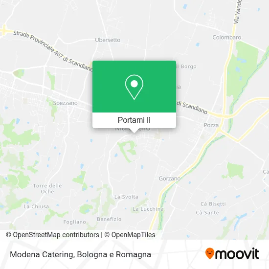 Mappa Modena Catering