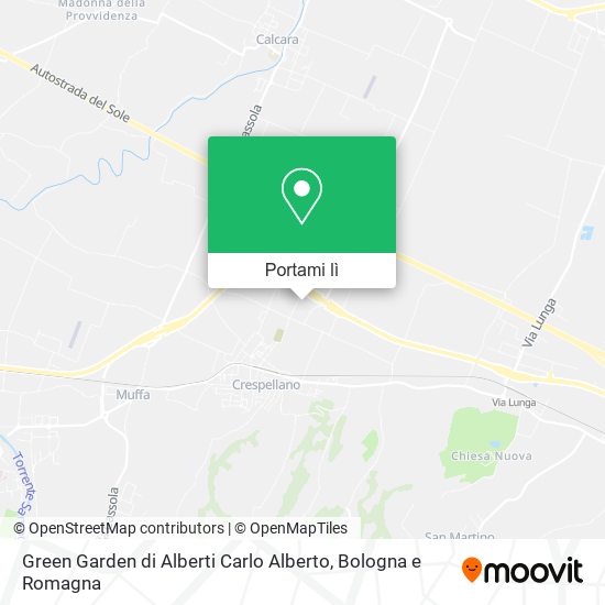 Mappa Green Garden di Alberti Carlo Alberto