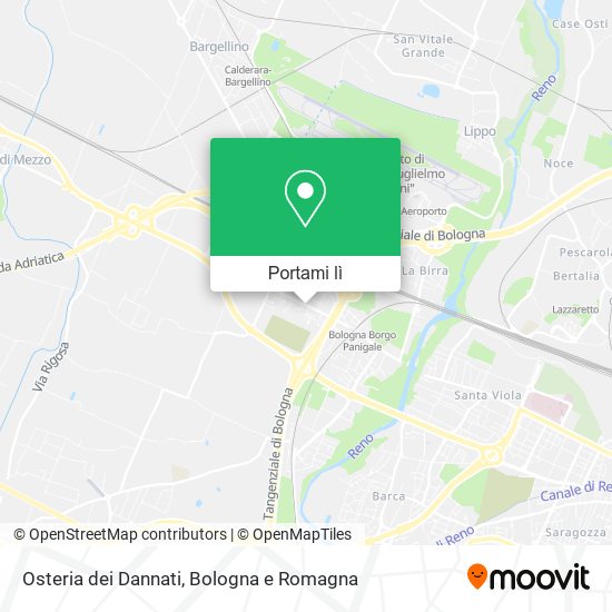 Mappa Osteria dei Dannati