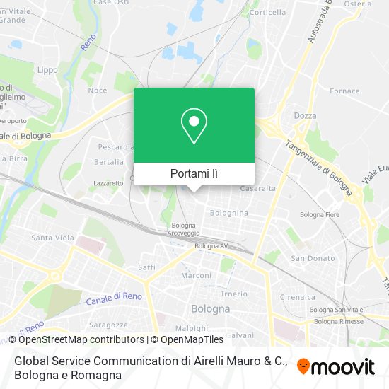 Mappa Global Service Communication di Airelli Mauro & C.