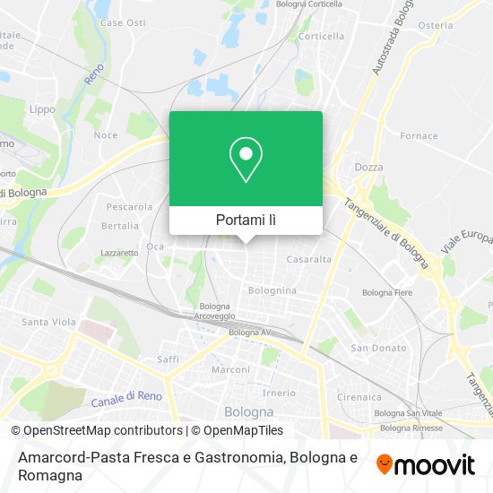 Mappa Amarcord-Pasta Fresca e Gastronomia