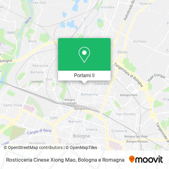 Mappa Rosticceria Cinese Xiong Mao