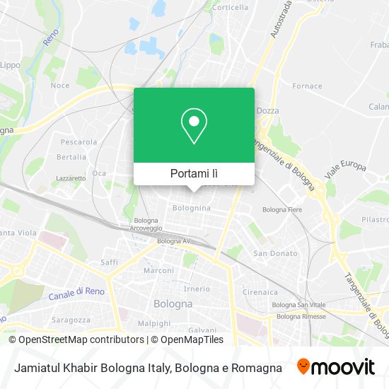 Mappa Jamiatul Khabir Bologna Italy