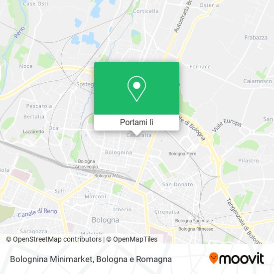 Mappa Bolognina Minimarket