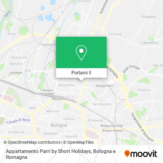 Mappa Appartamento Parri by Short Holidays