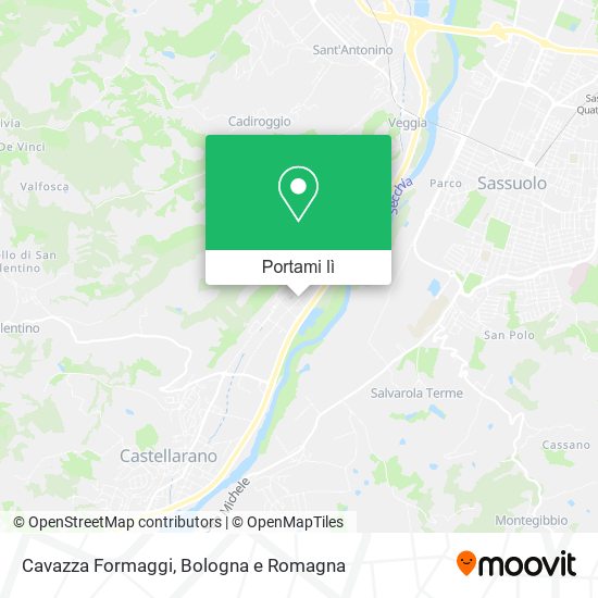 Mappa Cavazza Formaggi