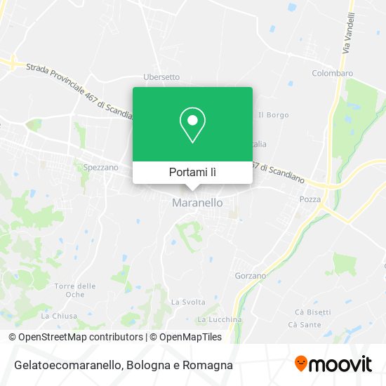 Mappa Gelatoecomaranello