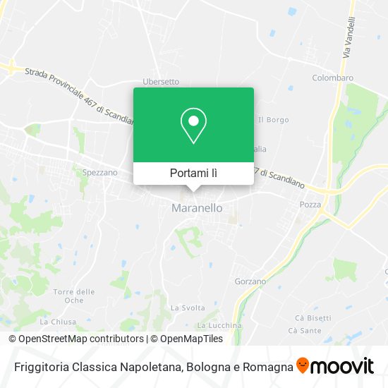 Mappa Friggitoria Classica Napoletana