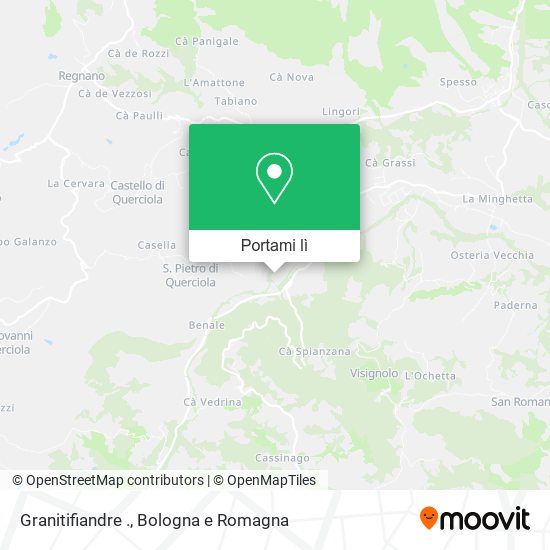 Mappa Granitifiandre .