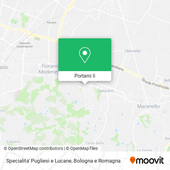 Mappa Specialita' Pugliesi e Lucane
