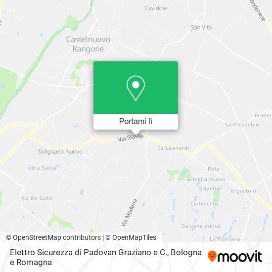 Mappa Elettro Sicurezza di Padovan Graziano e C.