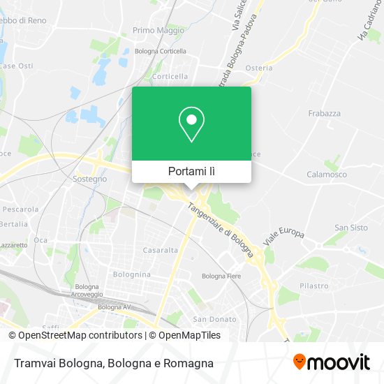 Mappa Tramvai Bologna