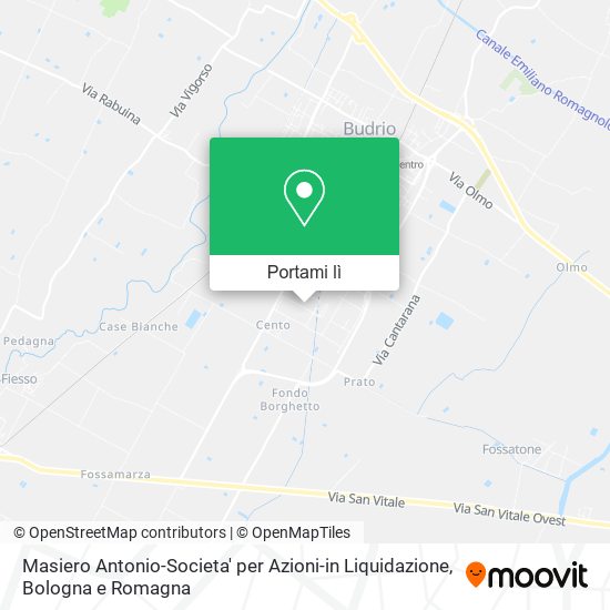 Mappa Masiero Antonio-Societa' per Azioni-in Liquidazione