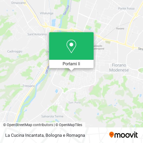 Mappa La Cucina Incantata