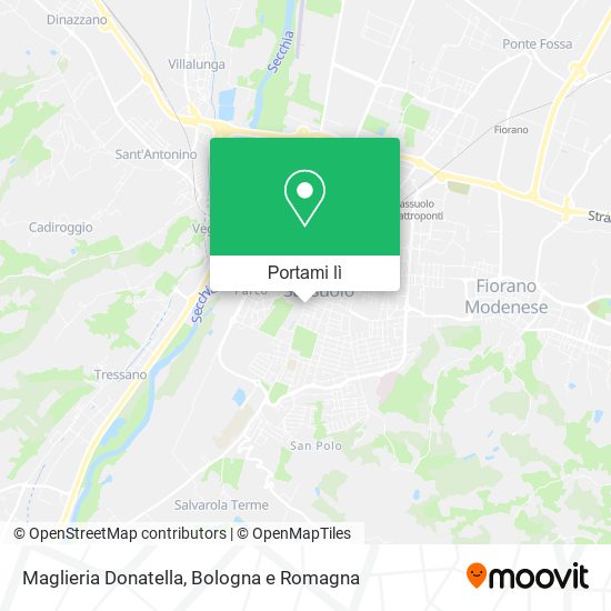 Mappa Maglieria Donatella