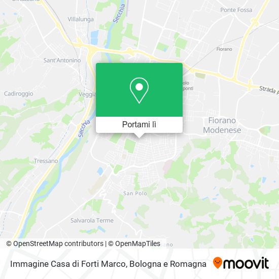 Mappa Immagine Casa di Forti Marco